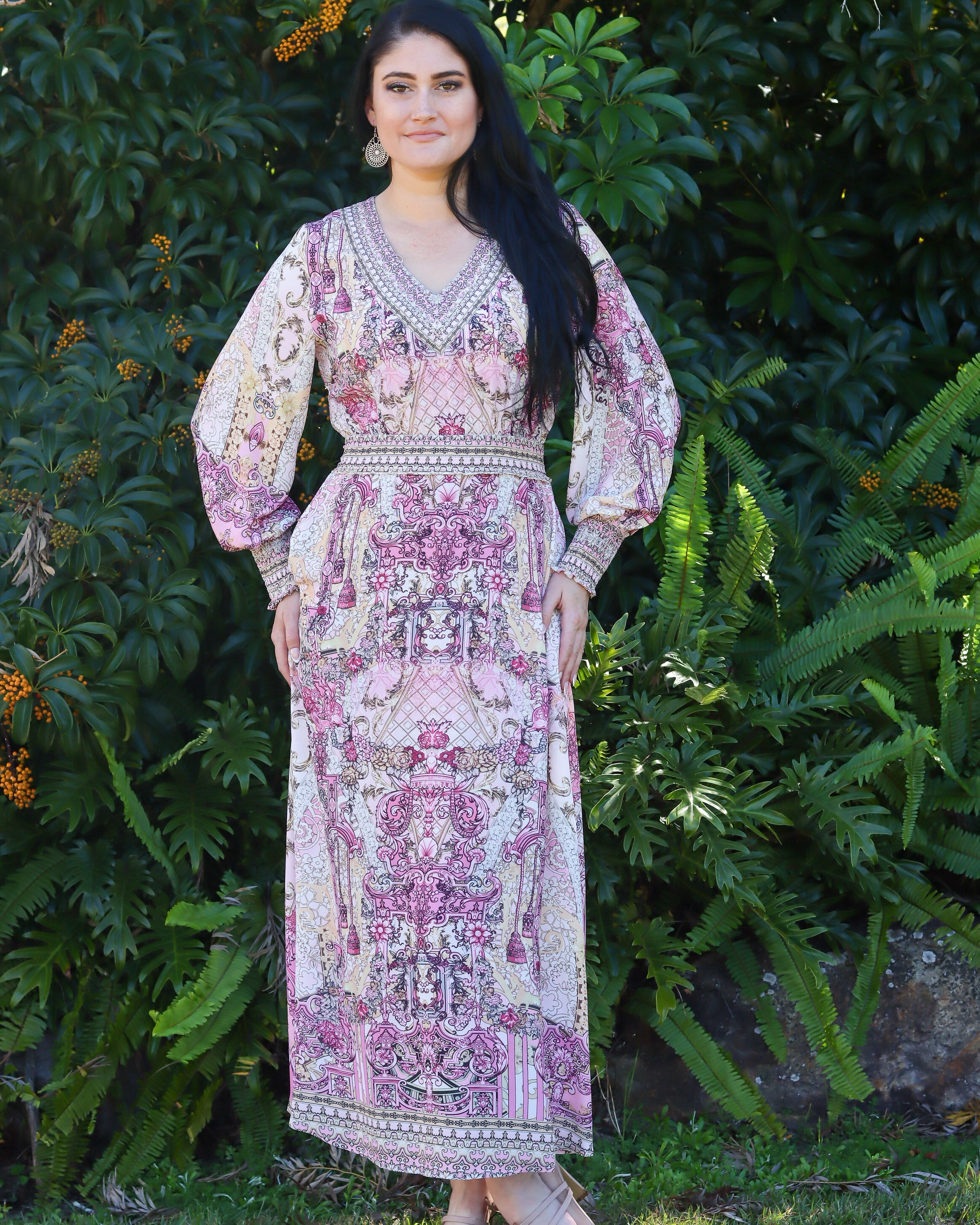 Full Sleeve Midi Dress