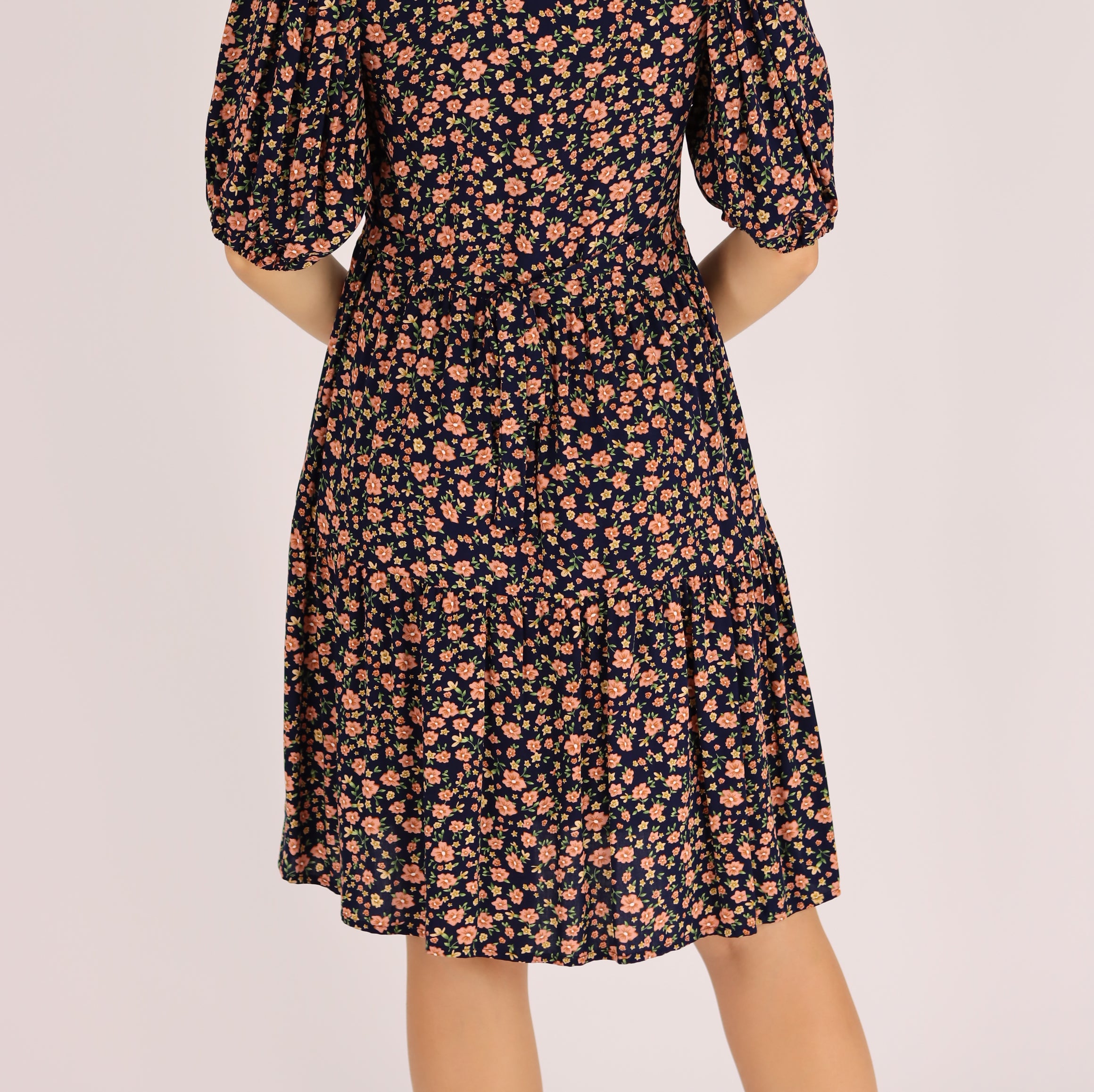 knee length floral dress