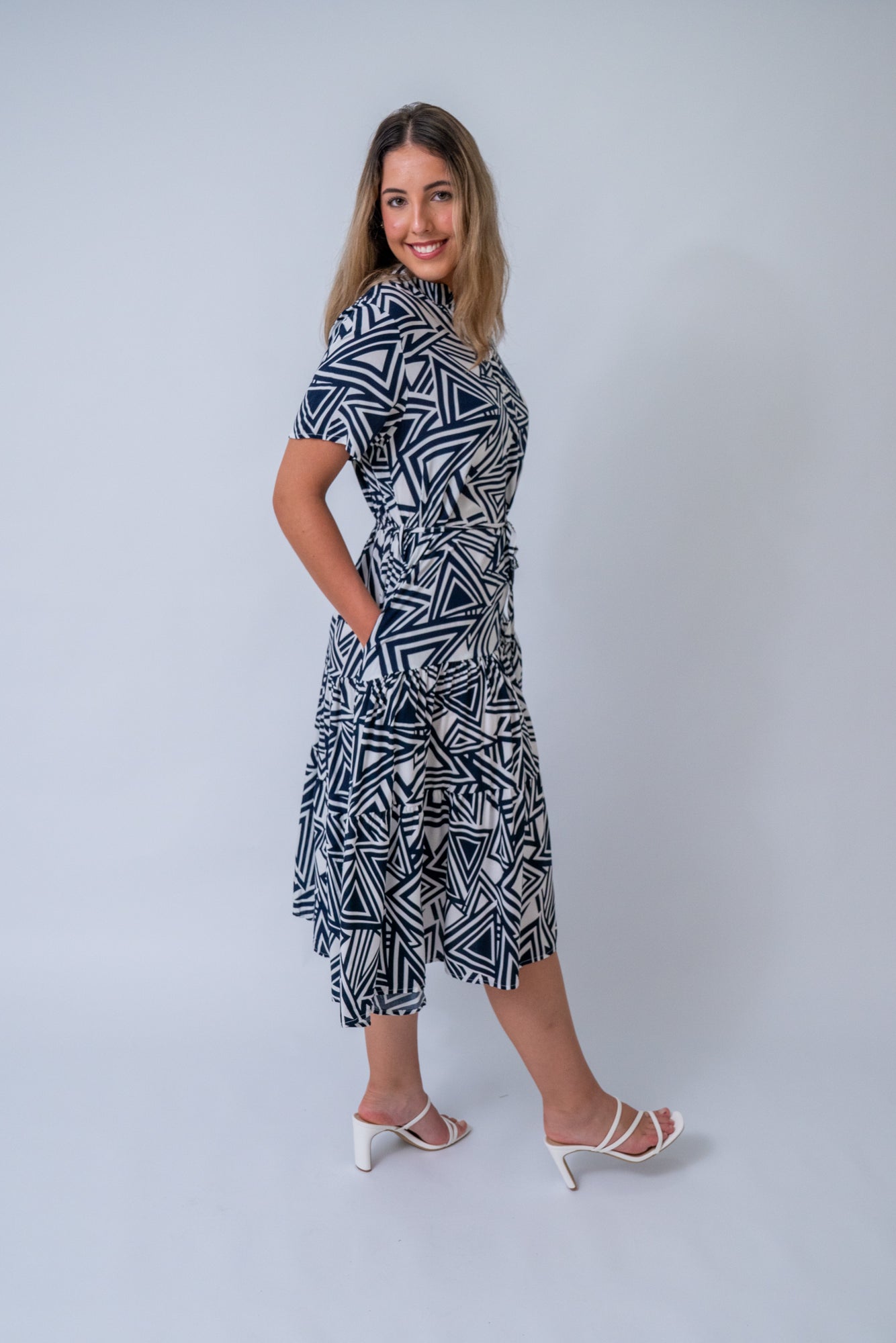 Annerley dress with viscose fabric