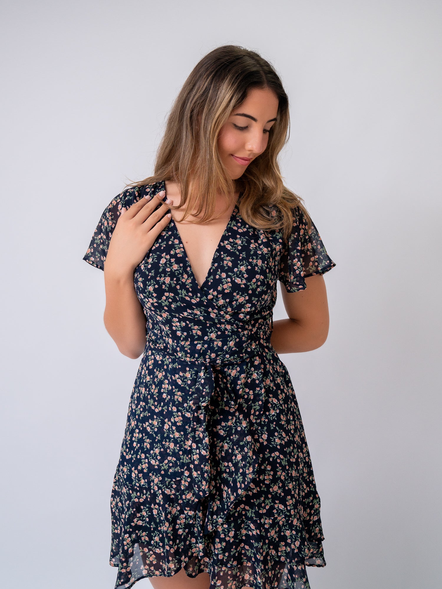 maneya dress short length