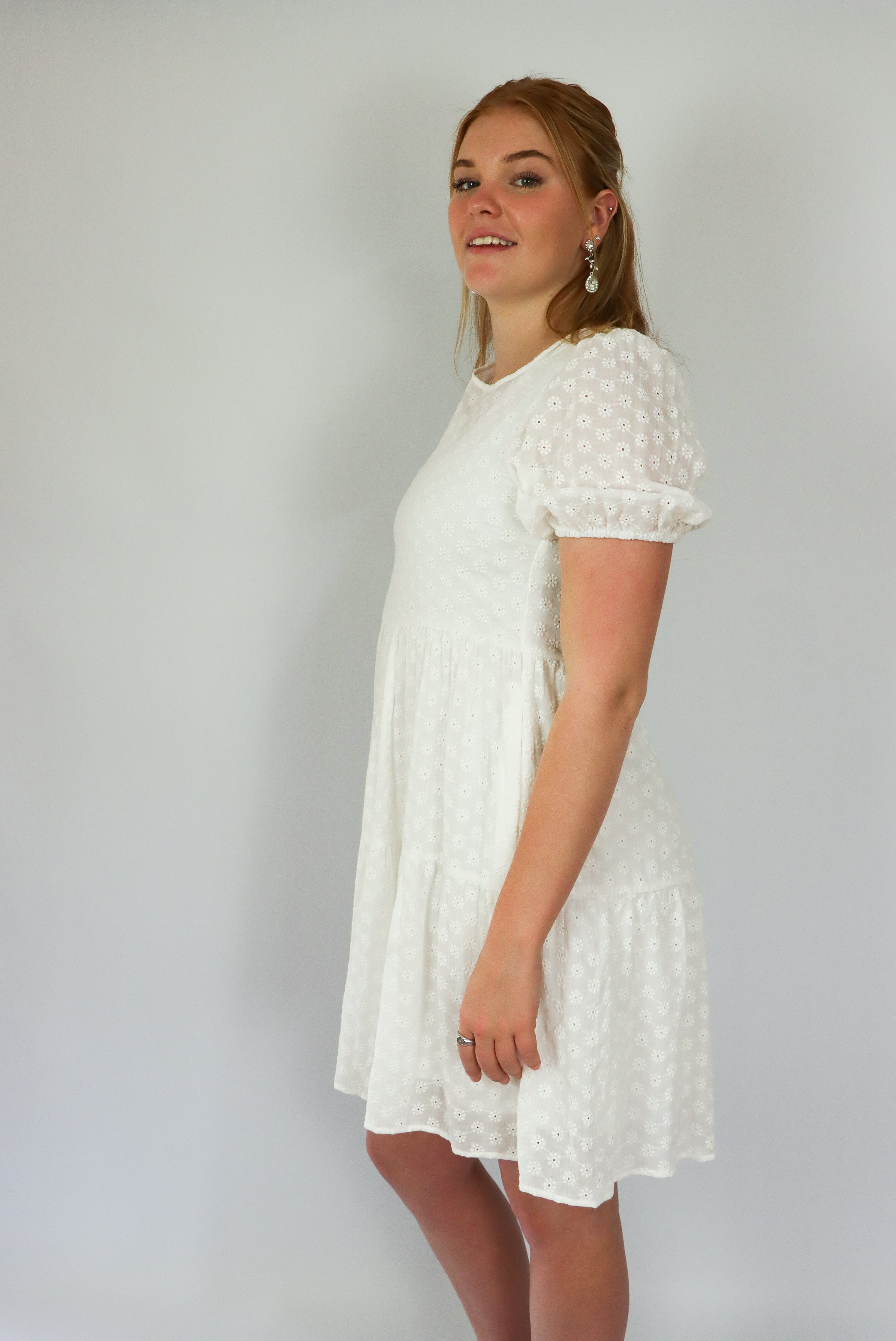 white dress cotton fabric