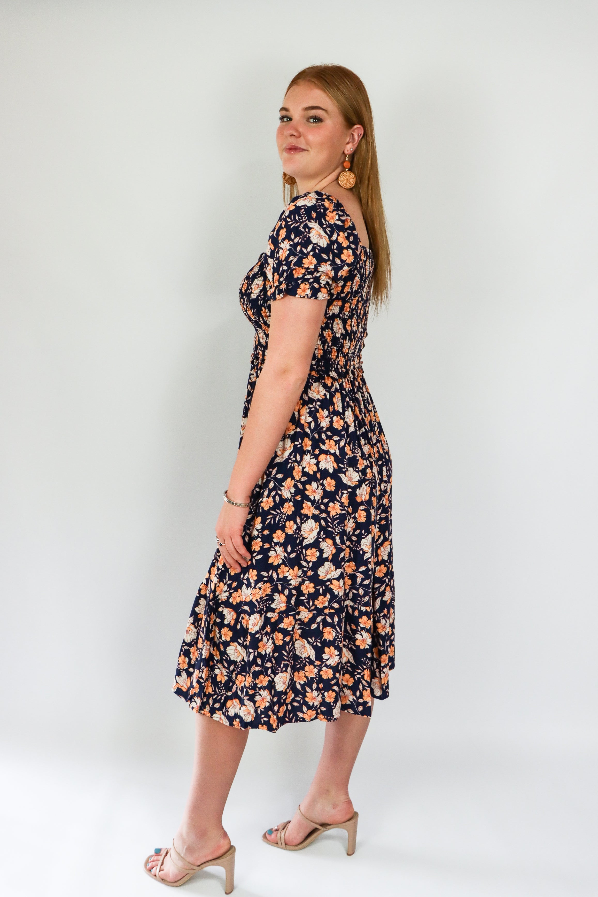 Floral print dress