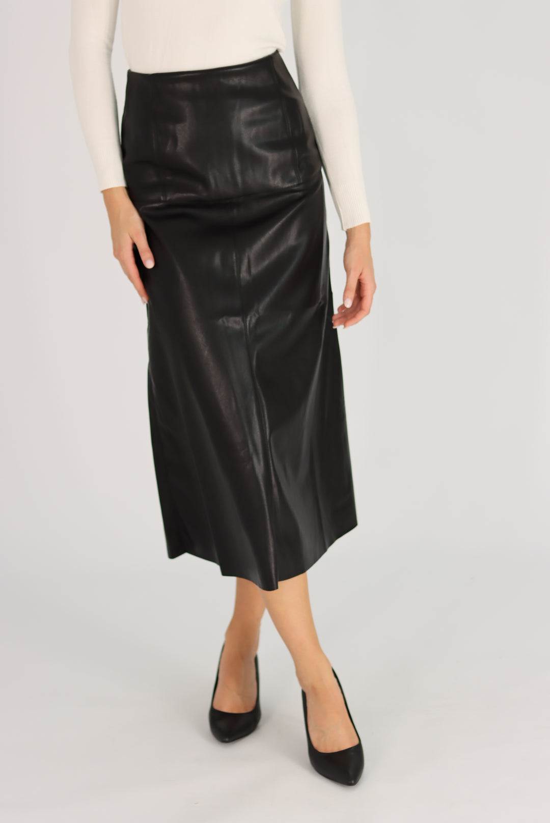 Venice Leather Skirt