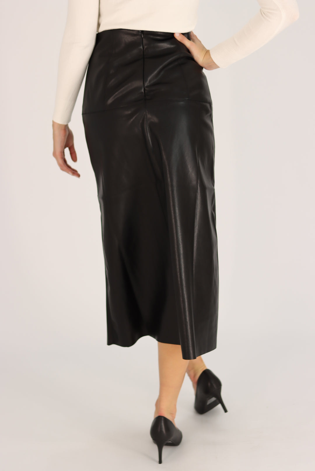 Venice Leather Skirt