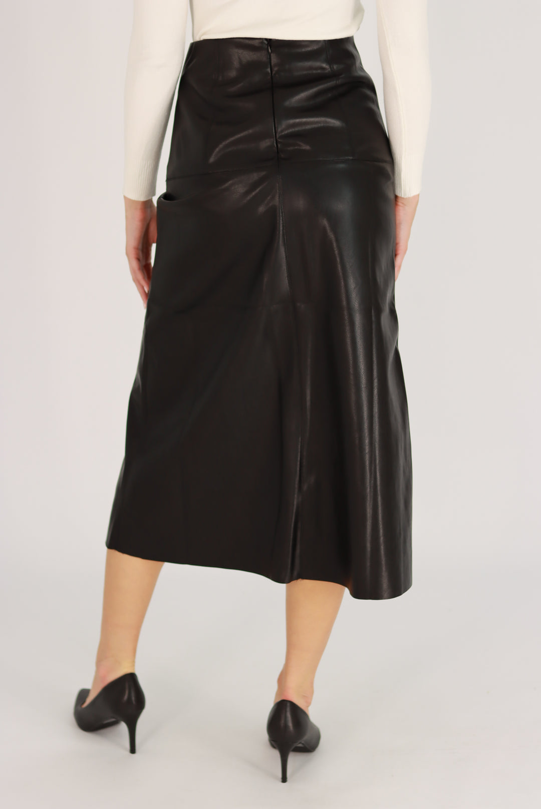 Venice Leather Skirt