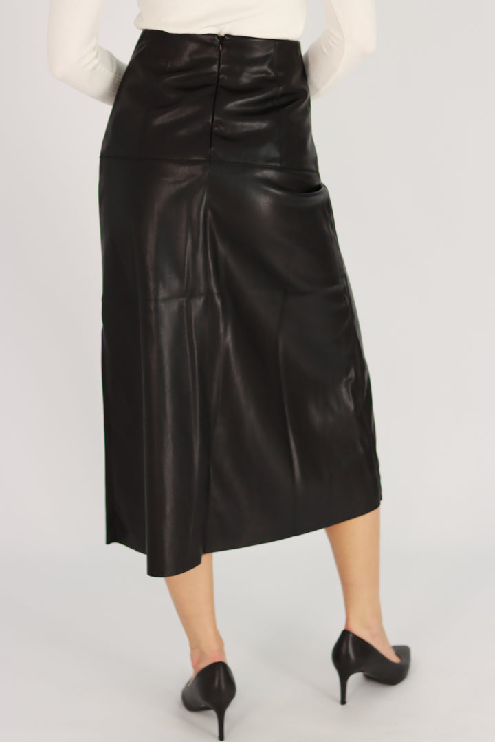 Venice Leather Skirt