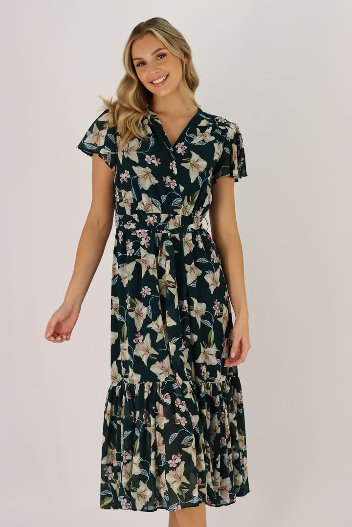 Yasmin Floral Midi Dress