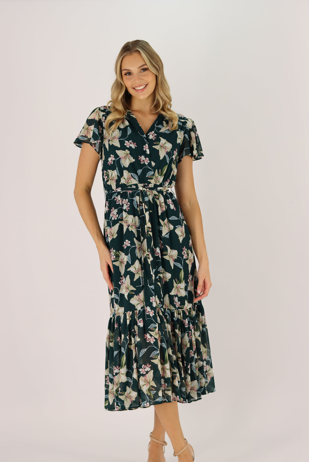 Yasmin Floral Midi Dress