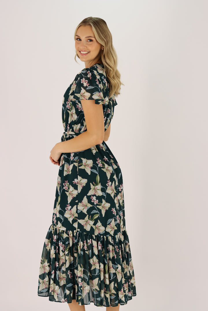 Yasmin Floral Midi Dress