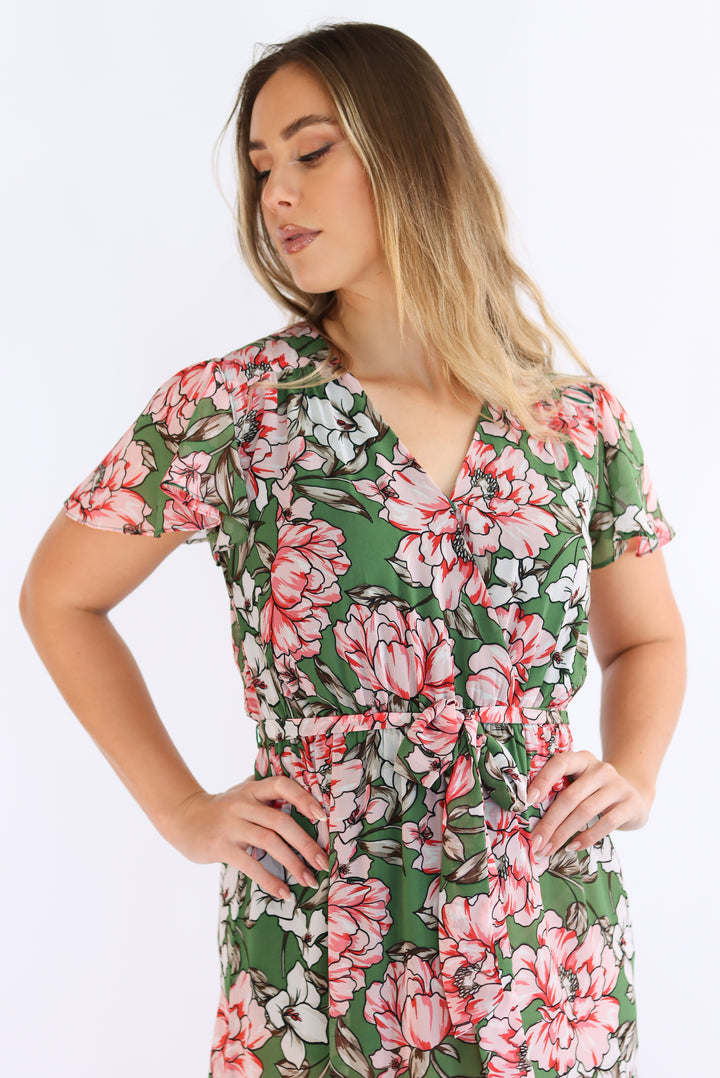 Brynn Floral Midi Dress