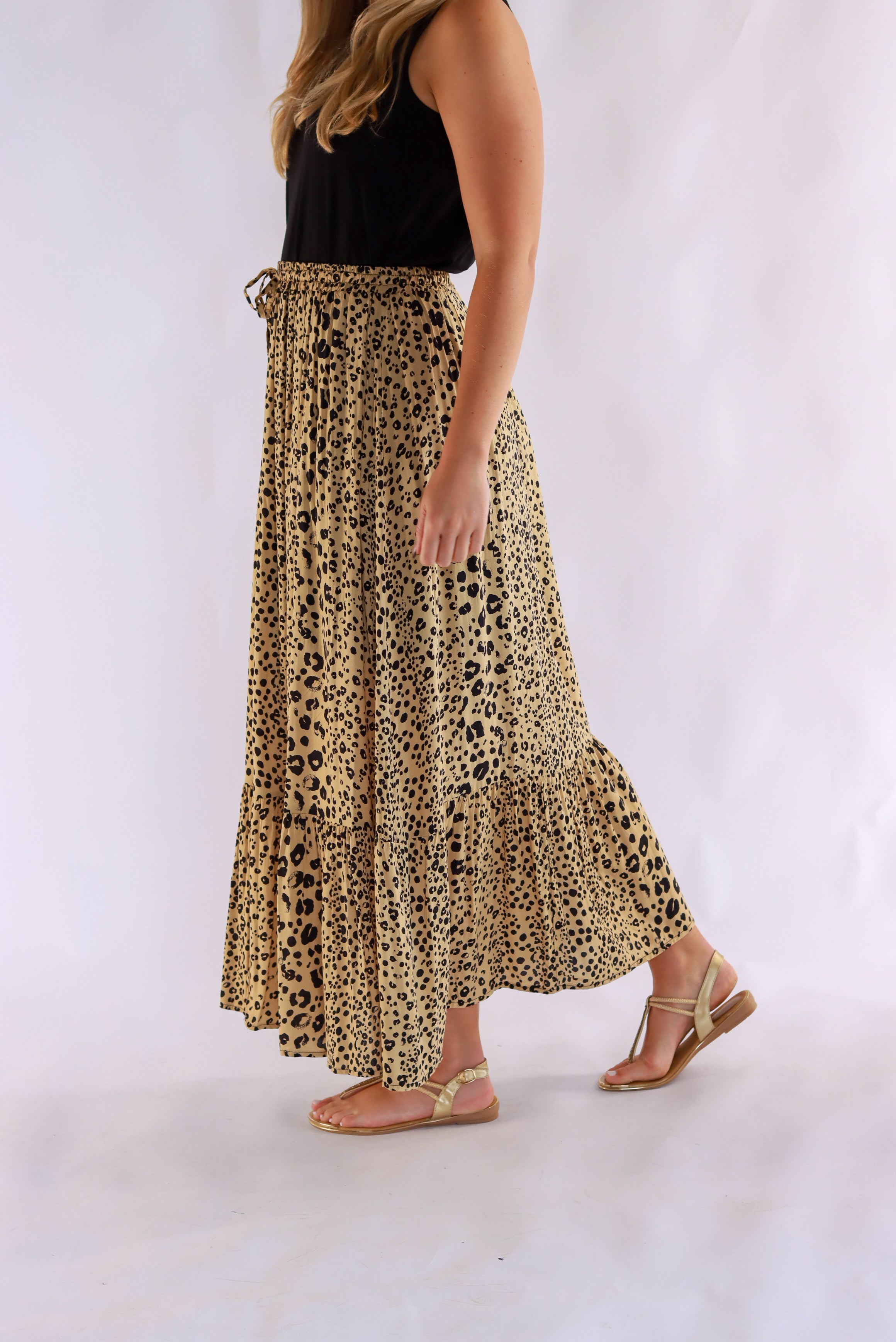 Leopard print maxi skirt australia hotsell