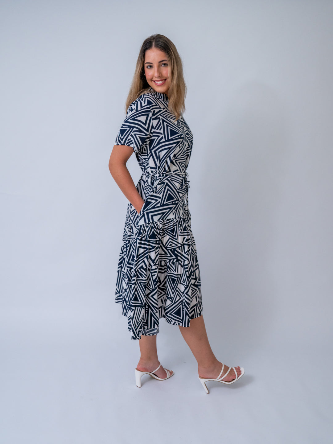 Annerley dress with viscose fabric