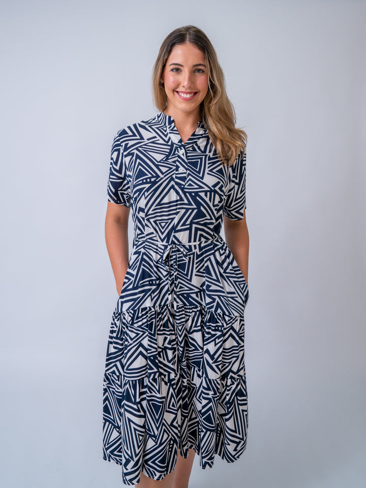 Annerley midi dress side pockets