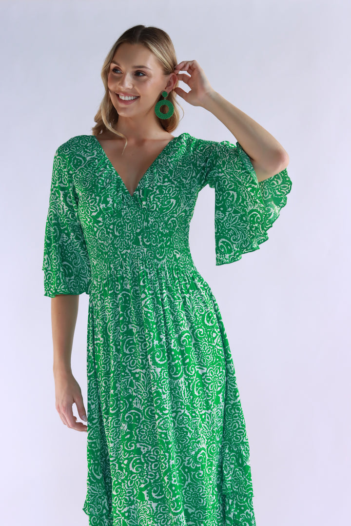 Emerald Green Isabella Dress