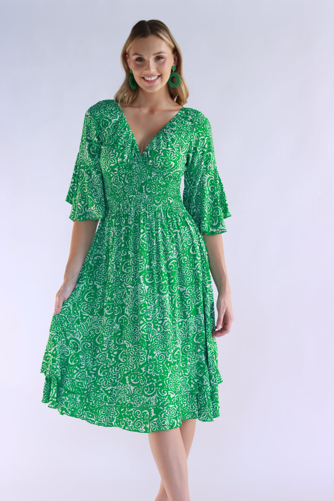 Emerald Green Isabella Dress