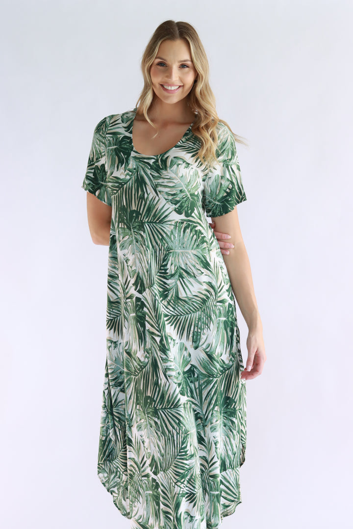 Palm Escape Maxi Dress