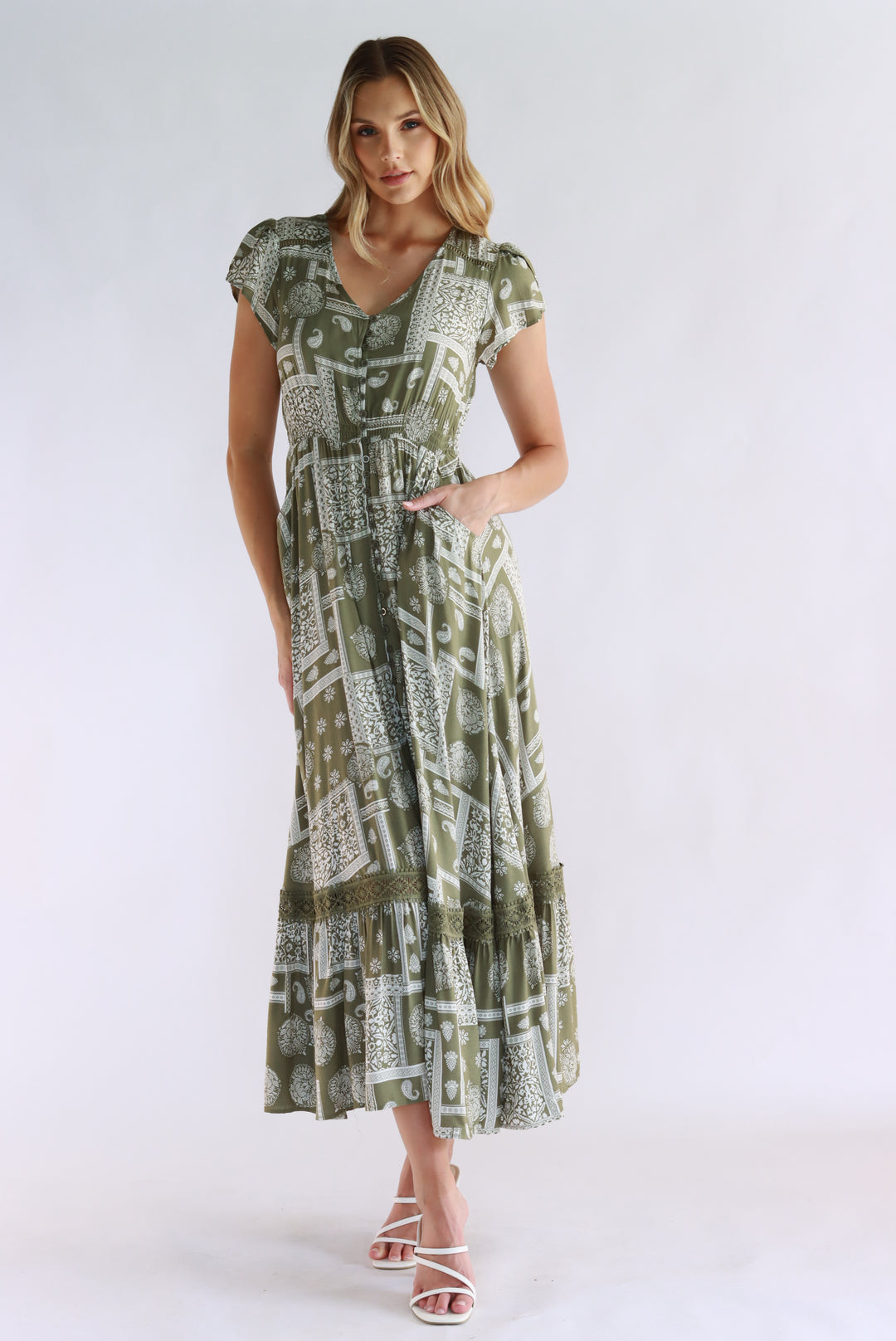 Mariana Maxi Dress In Sage