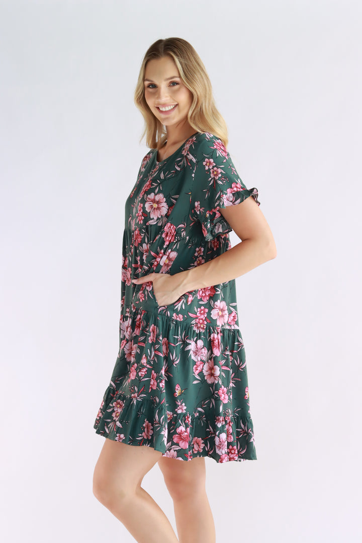 Floral Charm Babydoll Dress