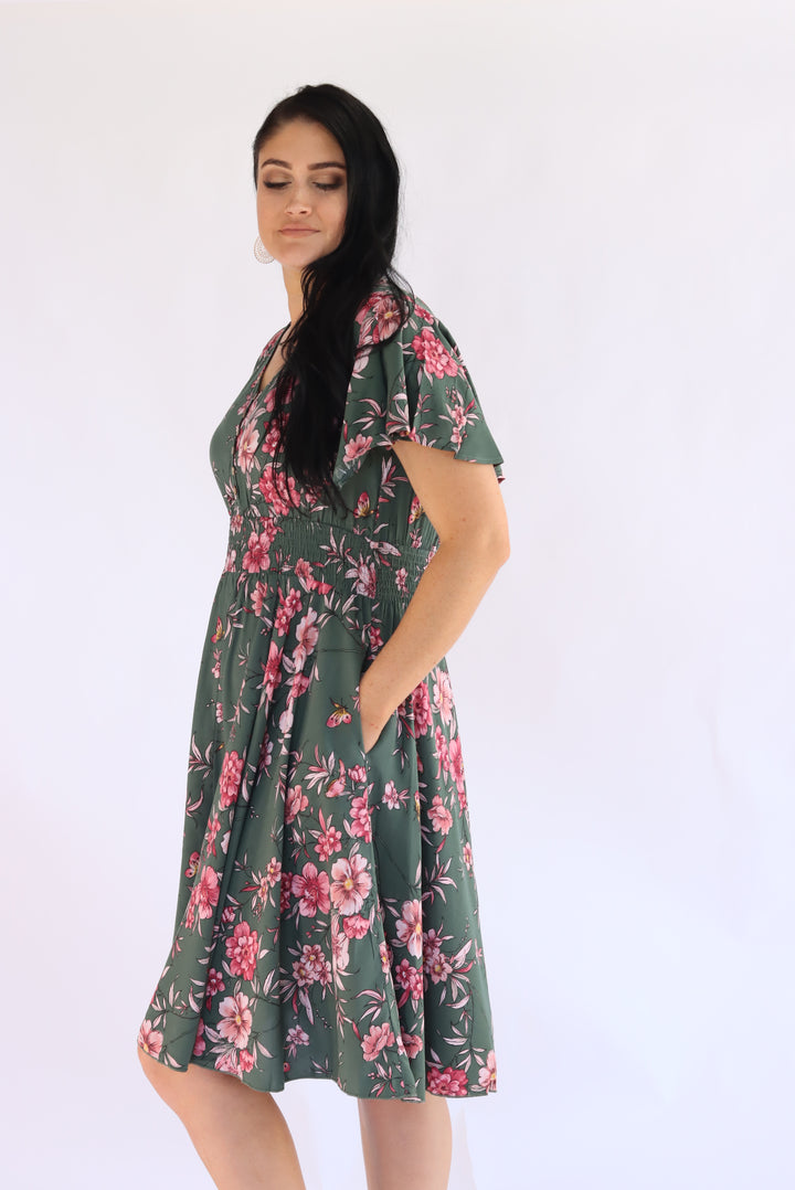Bloom In Spring Floral Dress