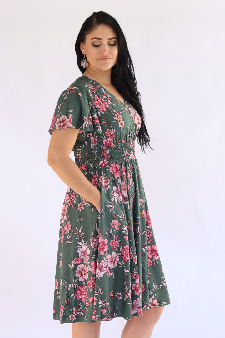 Bloom In Spring Floral Dress