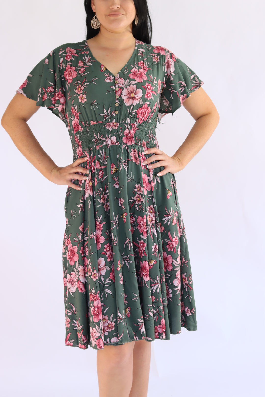 Bloom In Spring Floral Dress