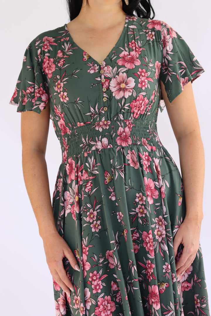 Bloom In Spring Floral Dress