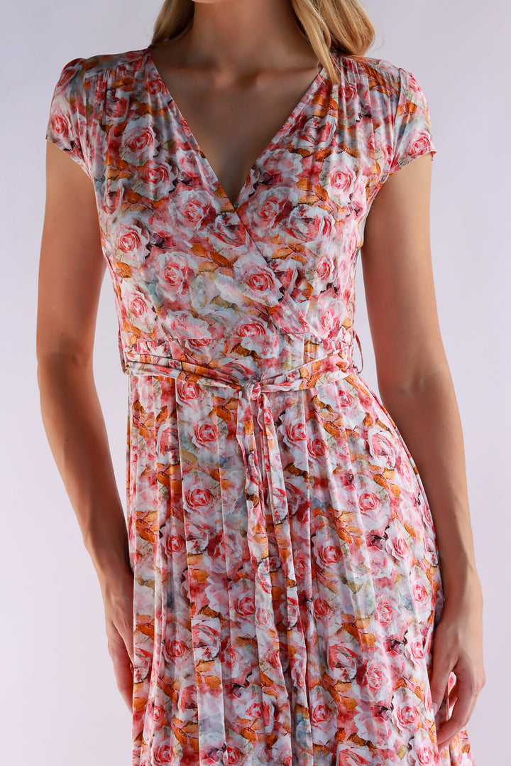 Mara Rose Print Dress