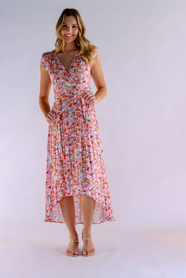 Mara Rose Print Dress