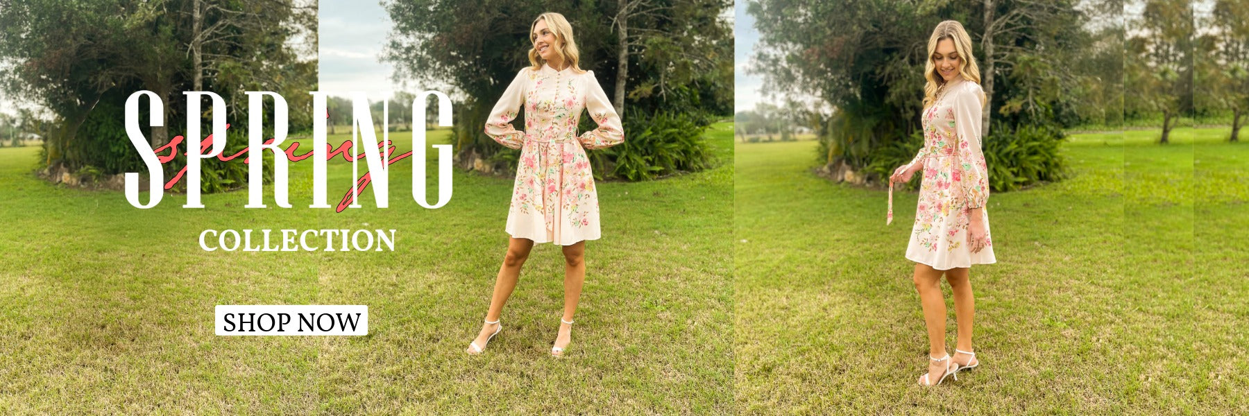 Spring collection. Shop now.