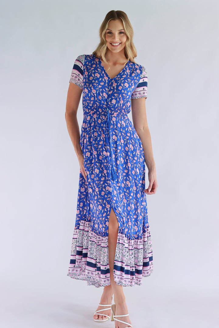 Clara Floral Boho Maxi Dress