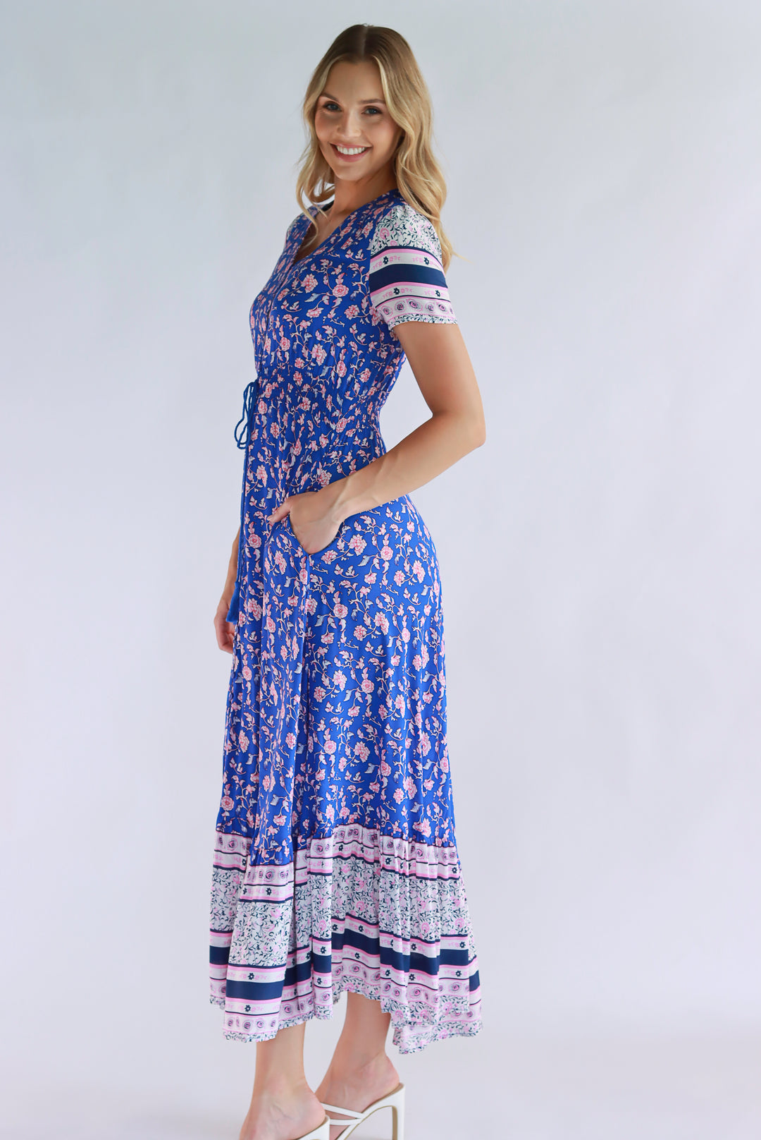 Clara Floral Boho Maxi Dress