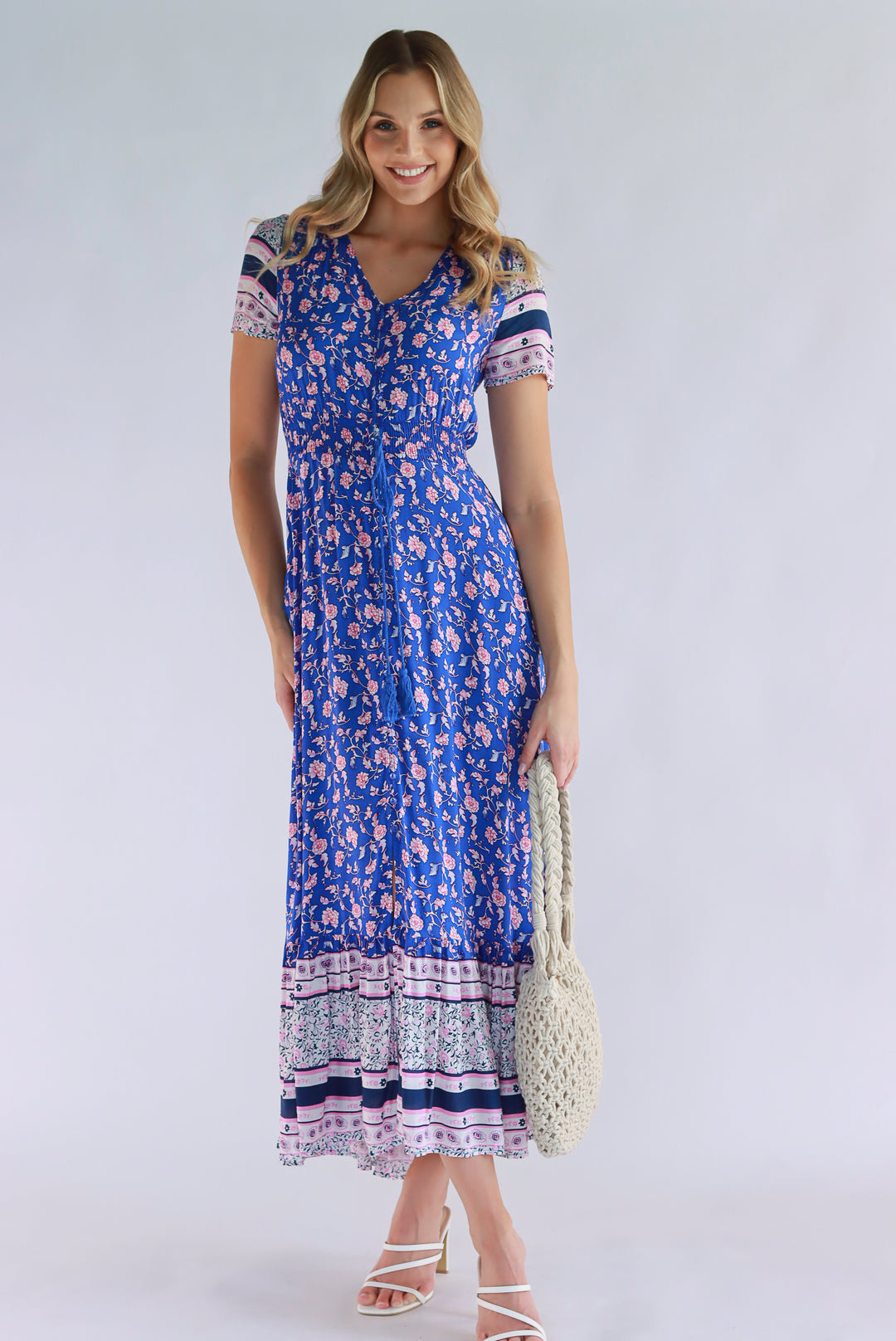 Clara Floral Boho Maxi Dress