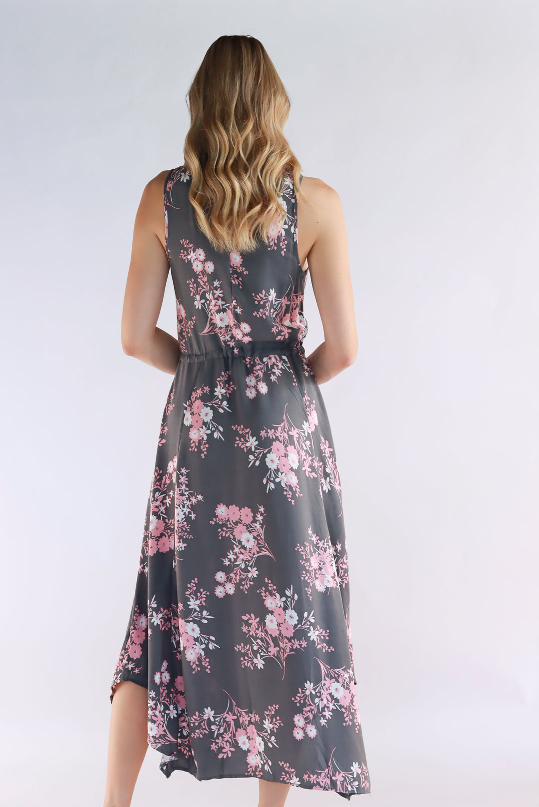 Tarana Maxi Dress In Grey