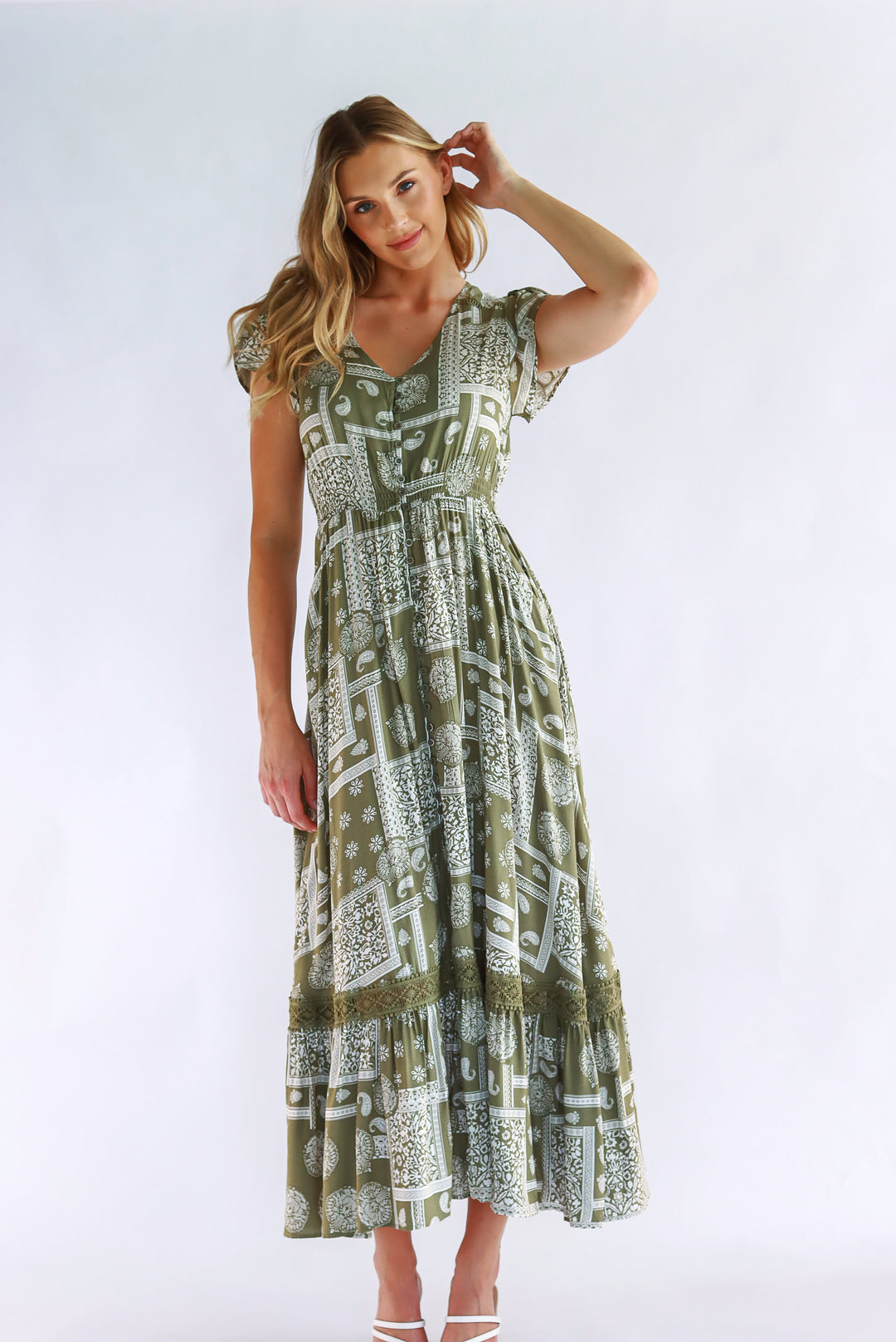 Mariana Maxi Dress In Sage