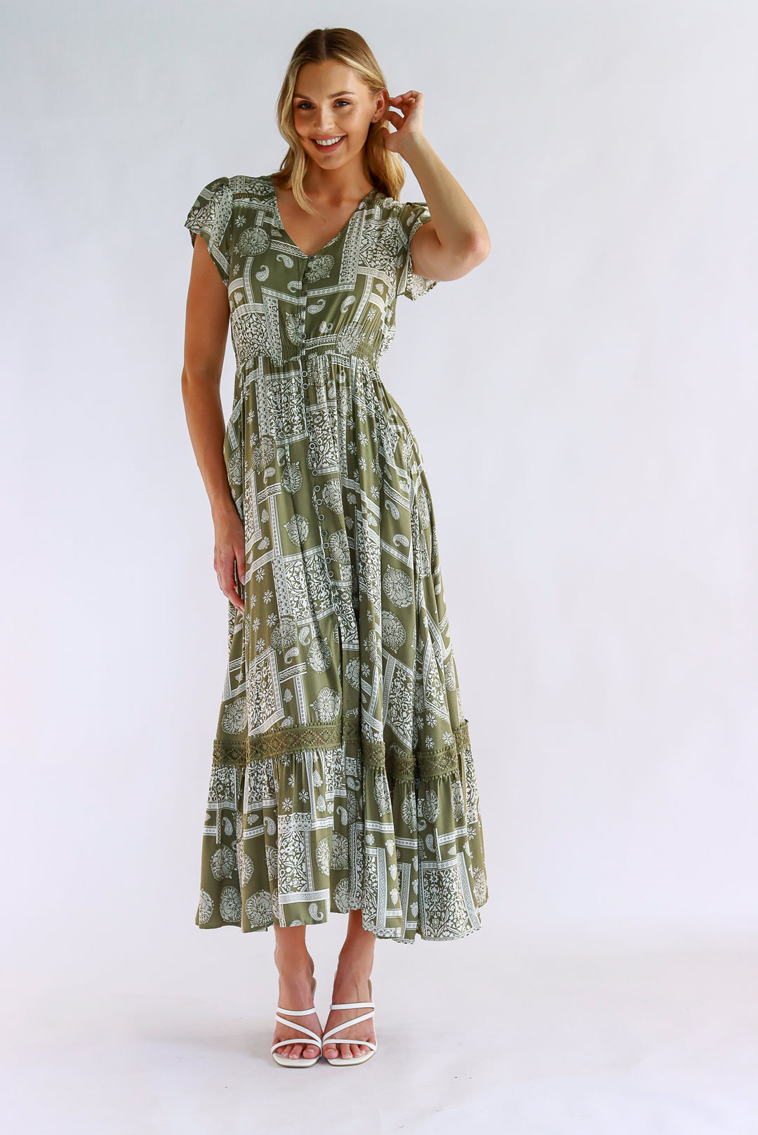 Mariana Maxi Dress In Sage