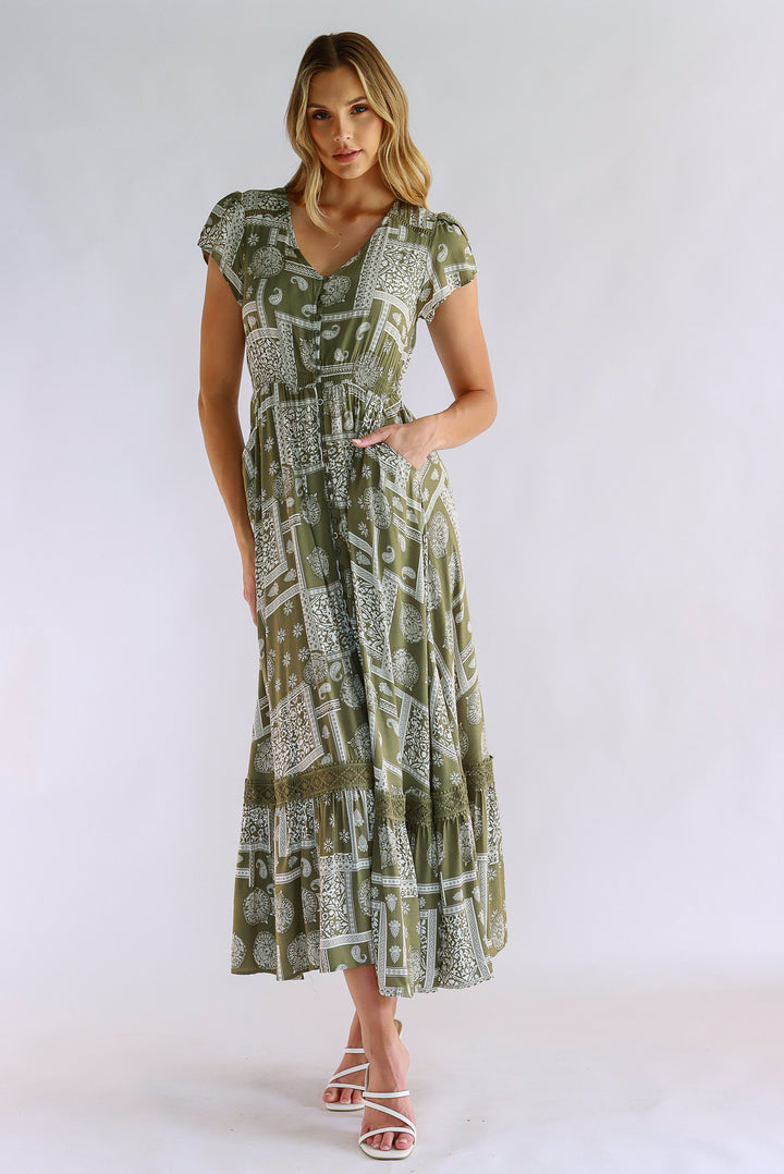 Mariana Maxi Dress In Sage