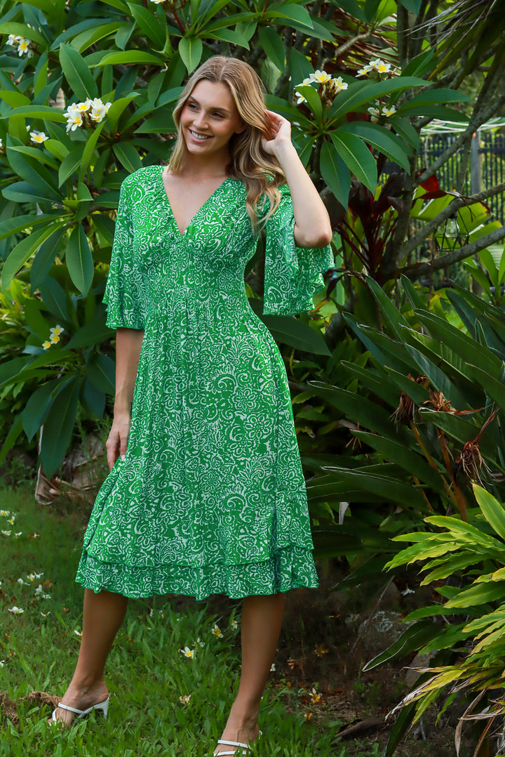 Emerald Green Isabella Dress