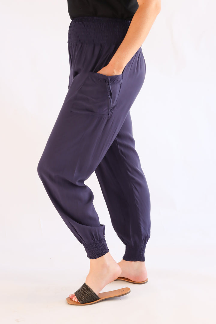Navy Harem Pant
