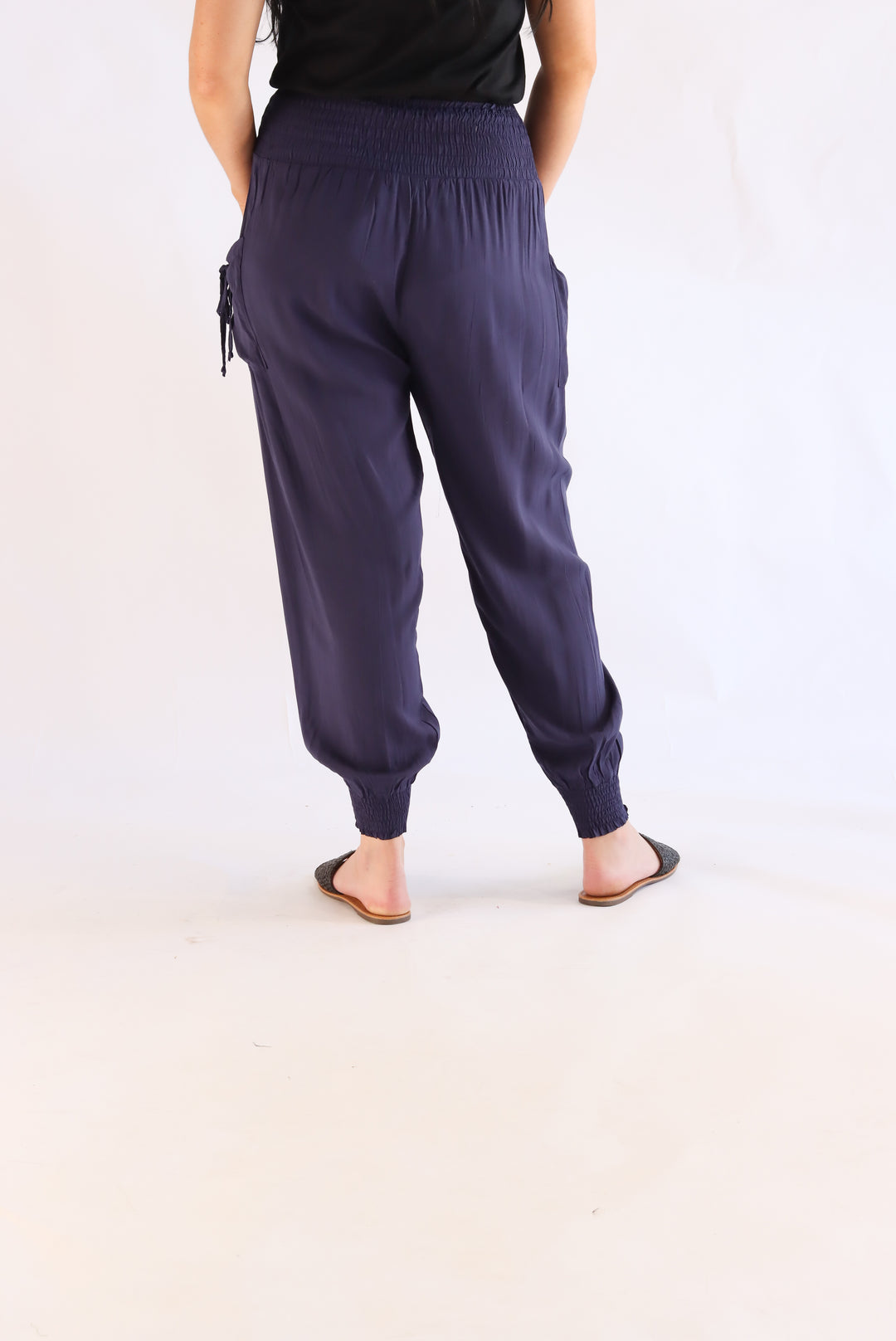 Navy Harem Pant
