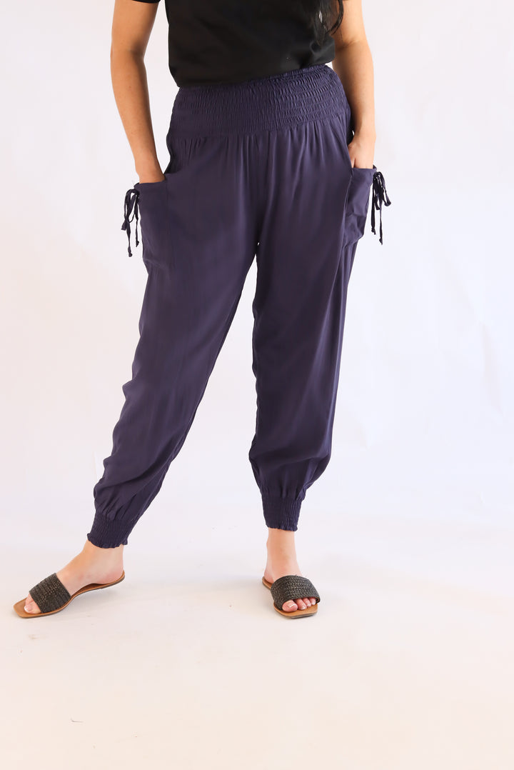 Navy Harem Pant
