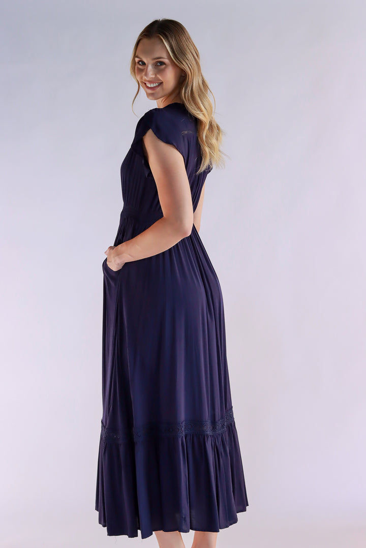 Marcella Navy Maxi Dress