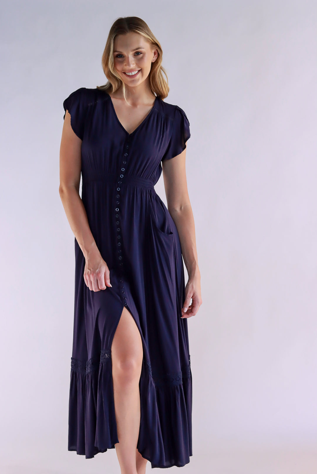 Marcella Navy Maxi Dress