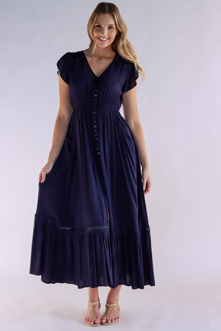 Marcella Navy Maxi Dress