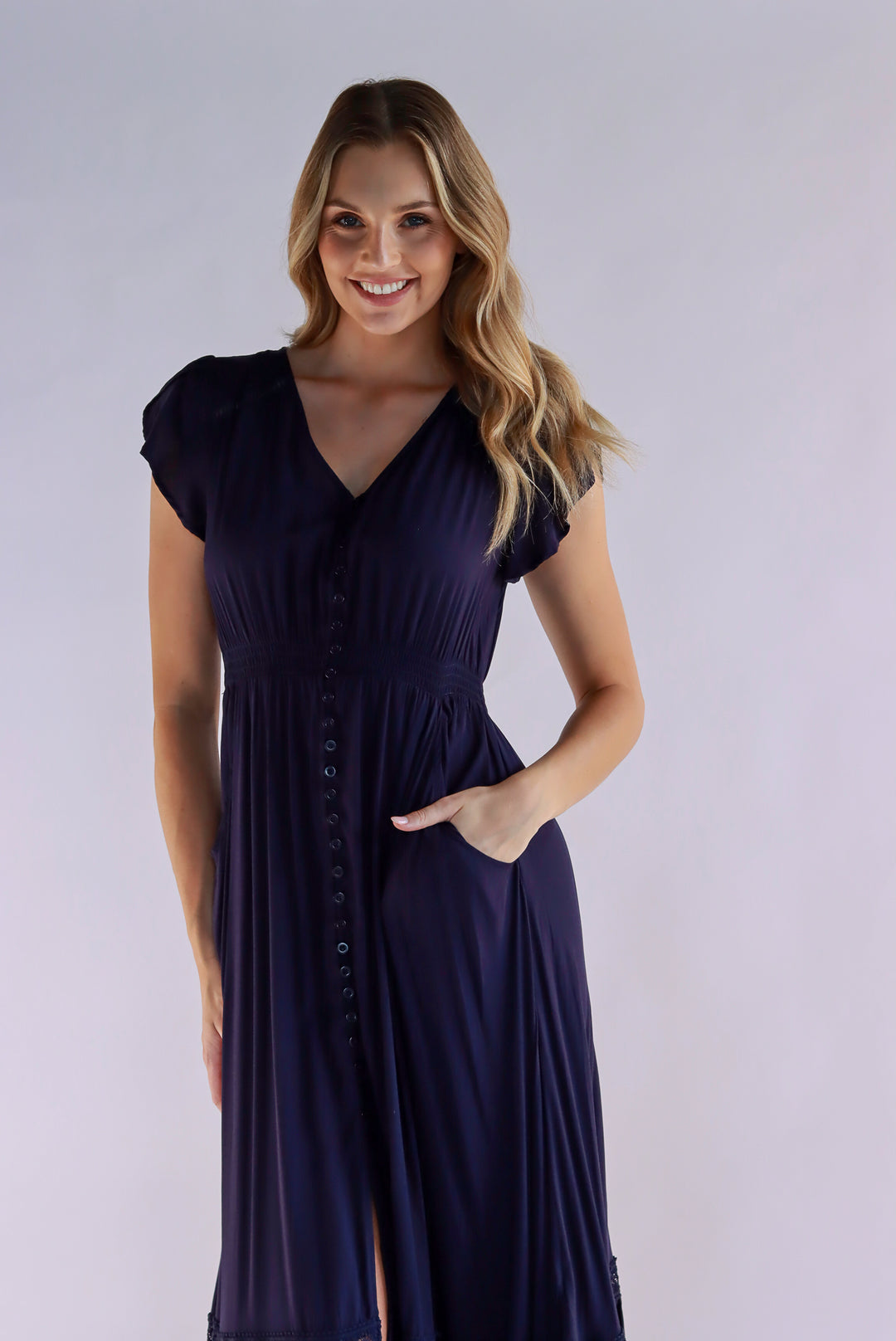 Marcella Navy Maxi Dress