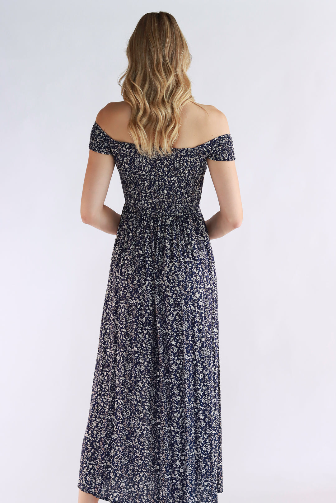 Maya Off-Shoulder Maxi Dress