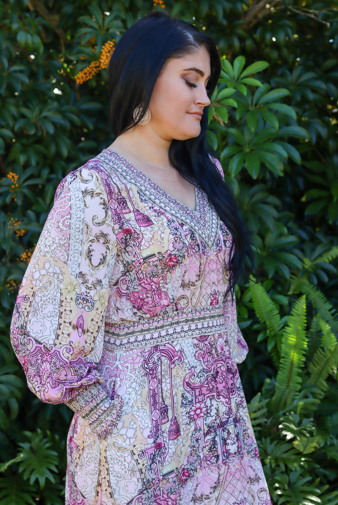 Moroccan Pink Maxi Dress