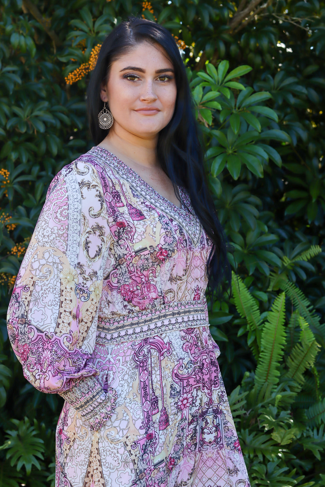 Moroccan Pink Maxi Dress