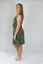 skeera dress lightweight green