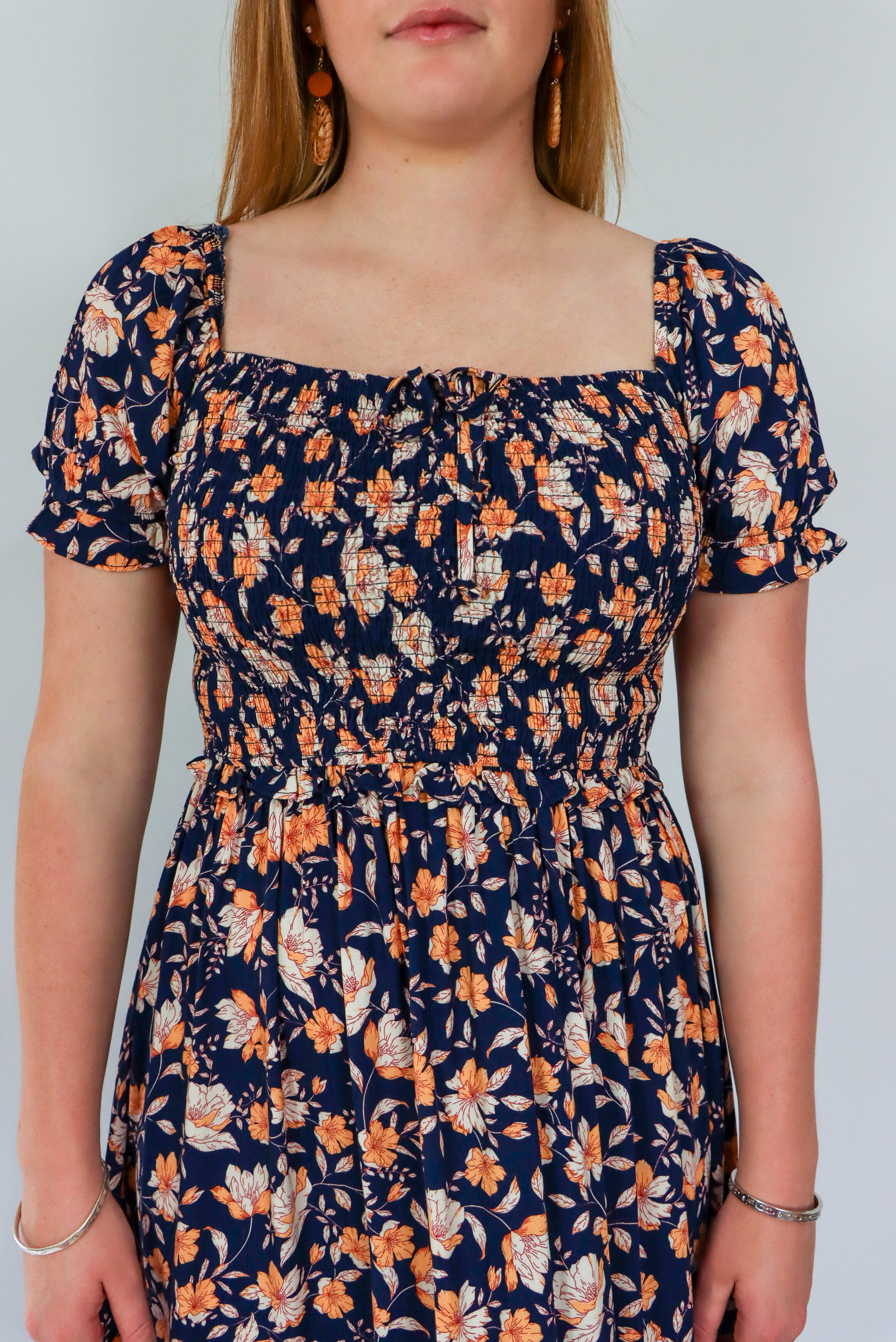 Floral print dress