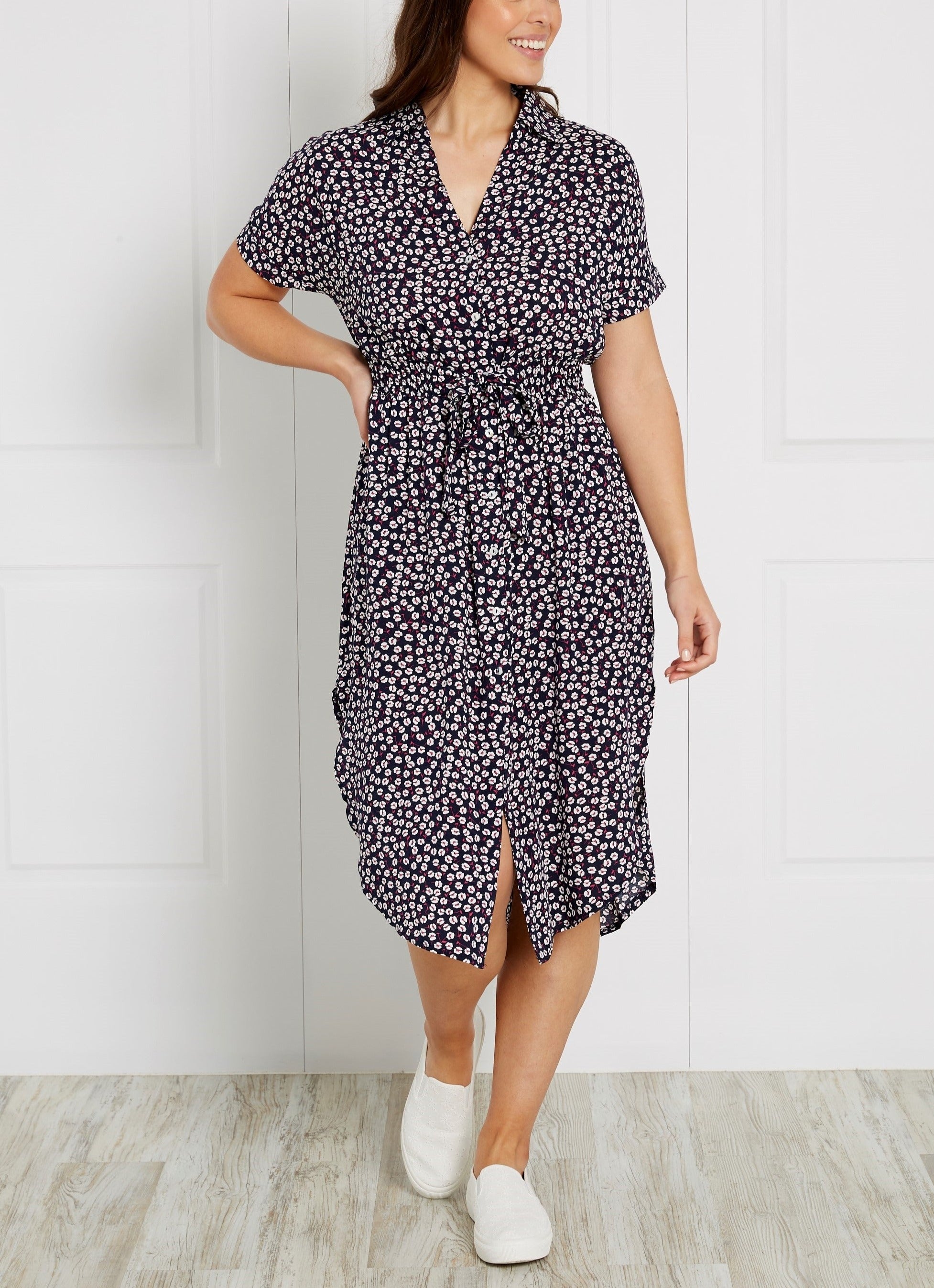 Sheela Midi Dress – WHYTE OAK